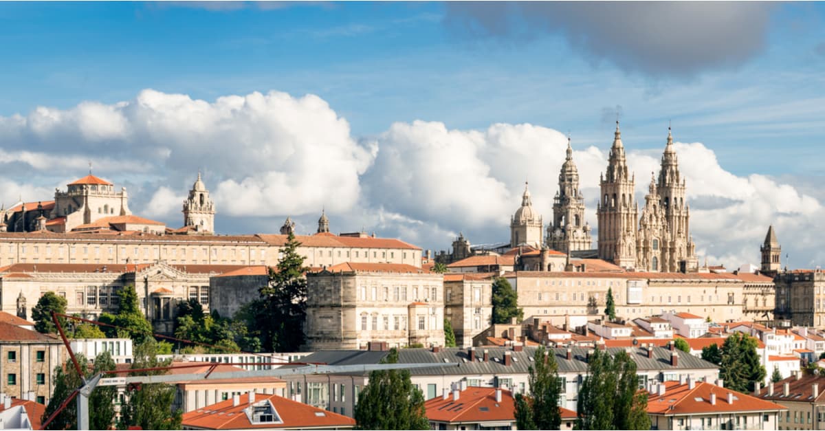 Cityscape of Santiago de Compostela