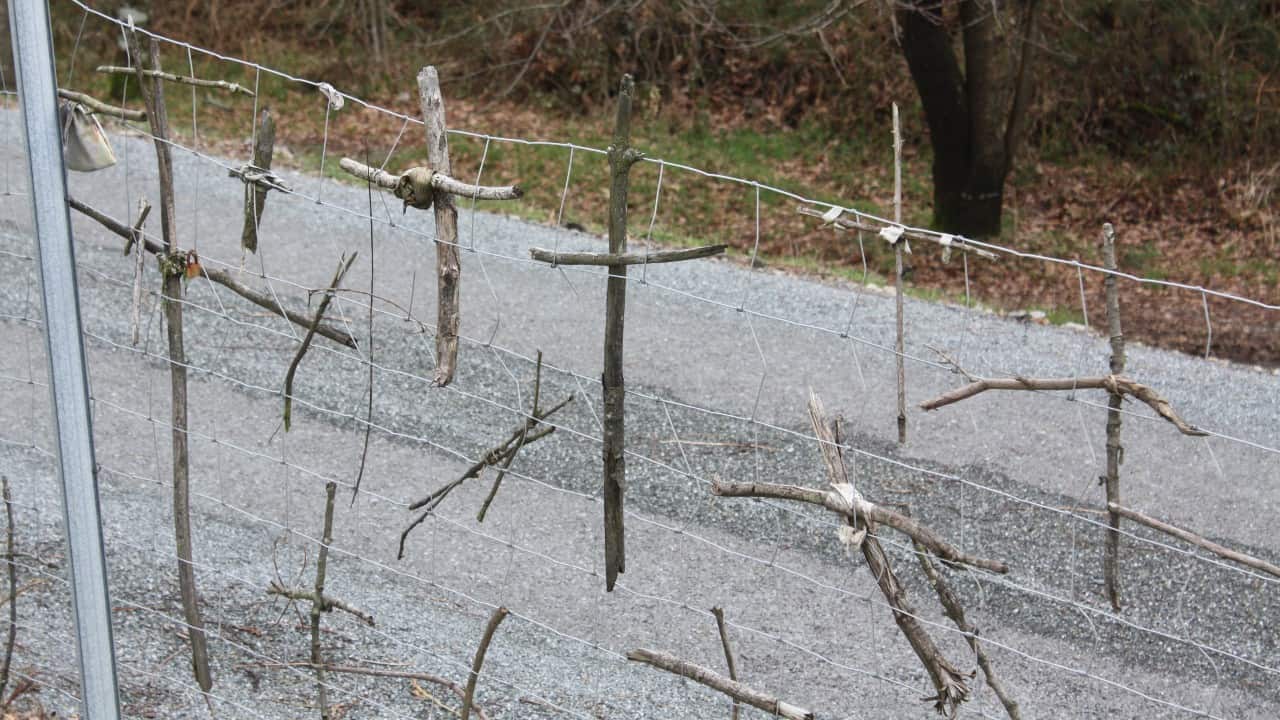 Crosses near Lavacolla