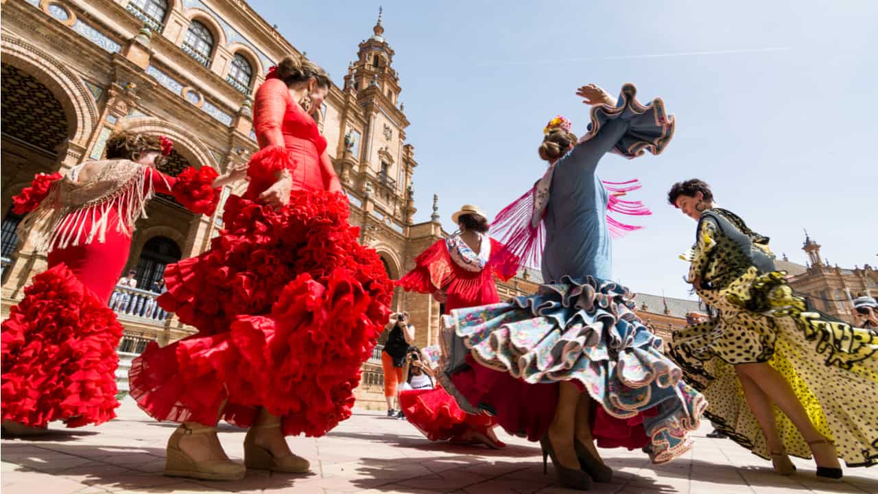 Flamenco dance in Spain