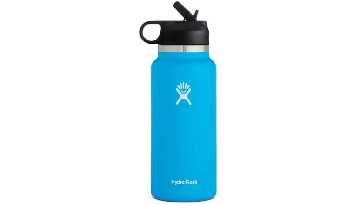 Hydro Flask straw-lid bottle