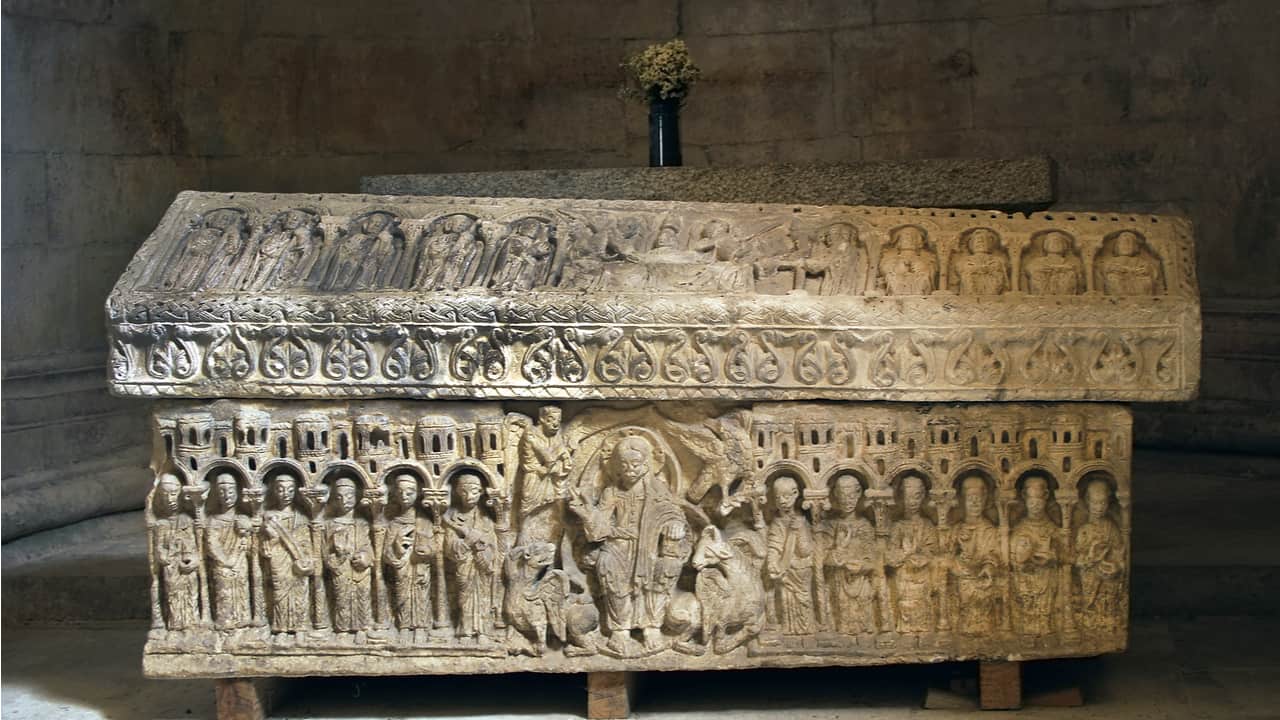 Romanesque tomb