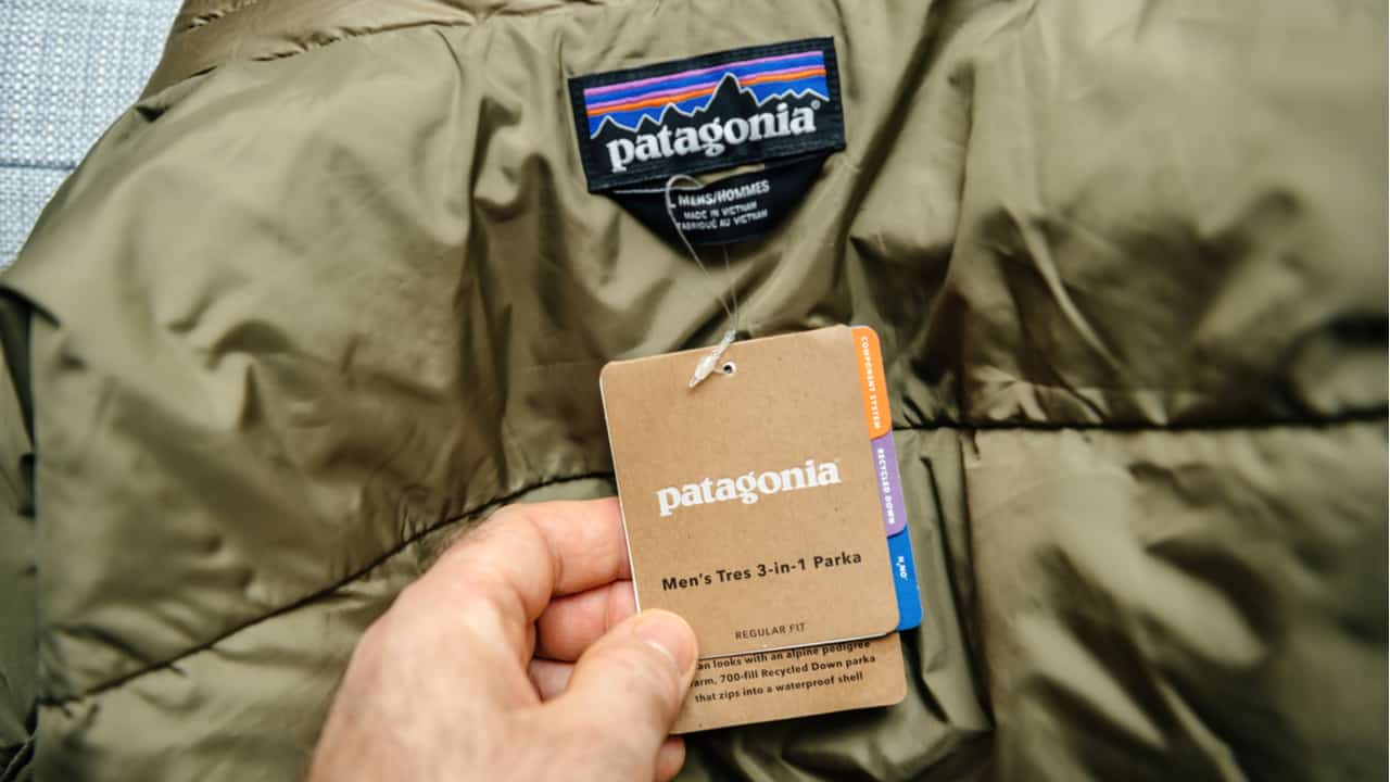 Patagonia jacket label