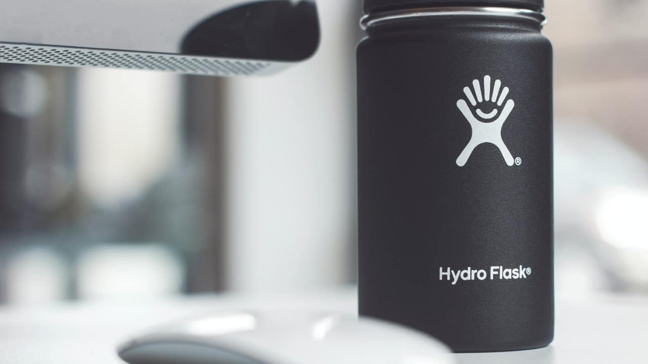 Hydro Flask on a desk