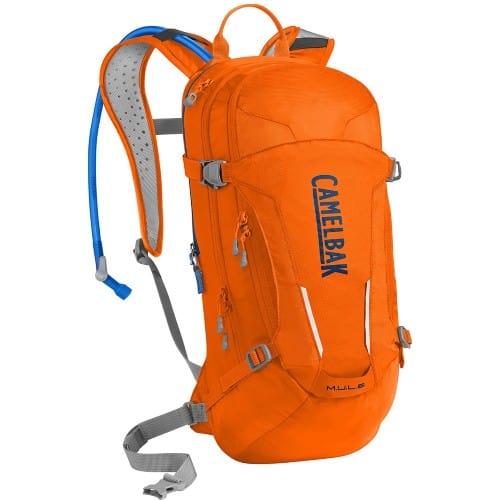 Orange camelback pack