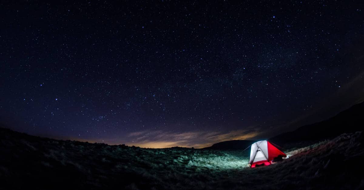 Wild camping in Galloway Forest Park