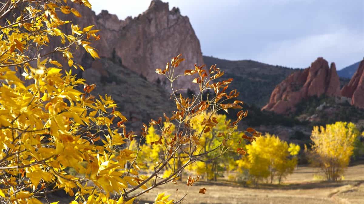 Colorado Springs in fall