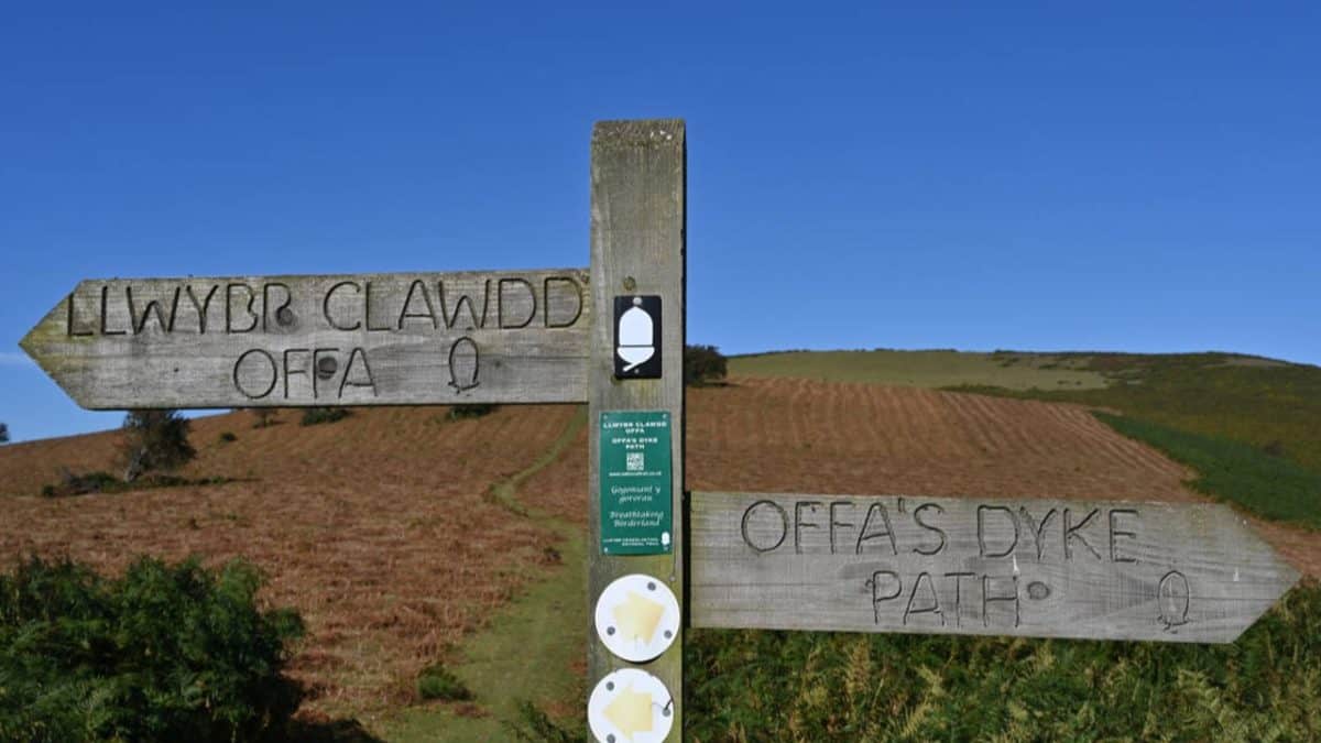 Offa's Dyke Path in England