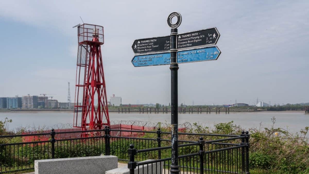 Thames Path signposts