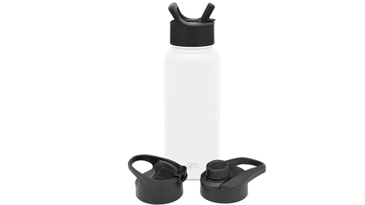 White Simple Modern Bottle