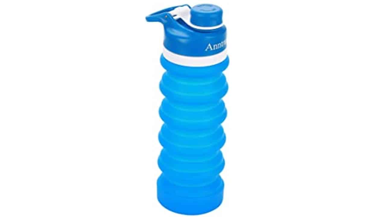 Anntrue Food-Grade Silicone Portable Water Bottle