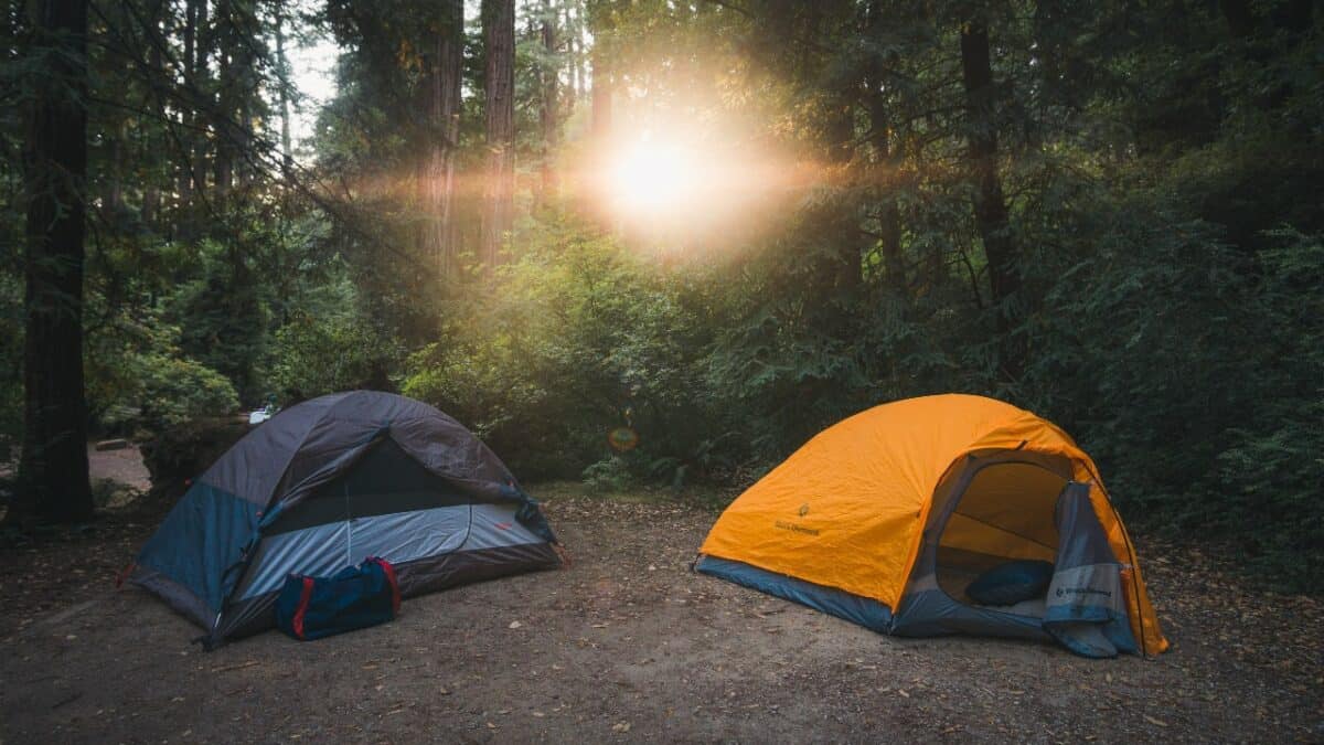 Tents in California