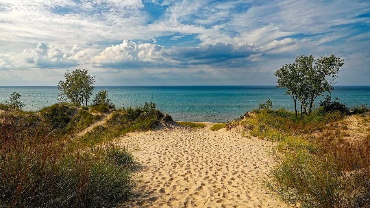 Camping in Indiana Dunes