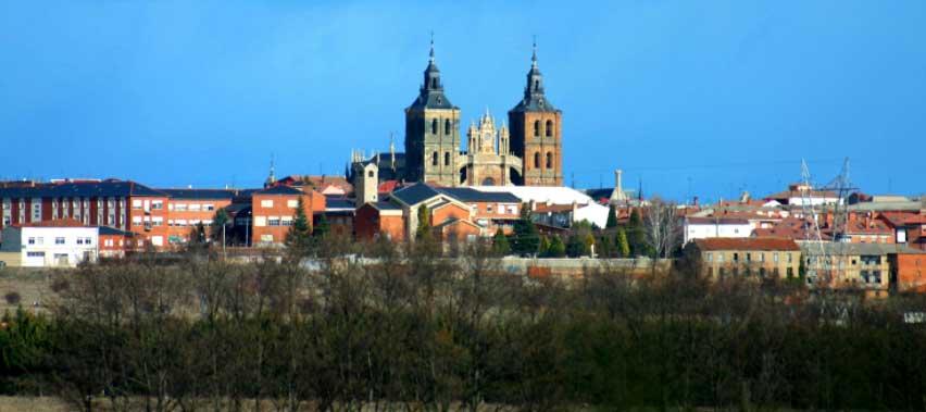 Astroga village along the French Way of the Camino