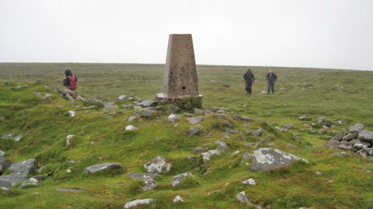 Trig point on Cosdon Hill