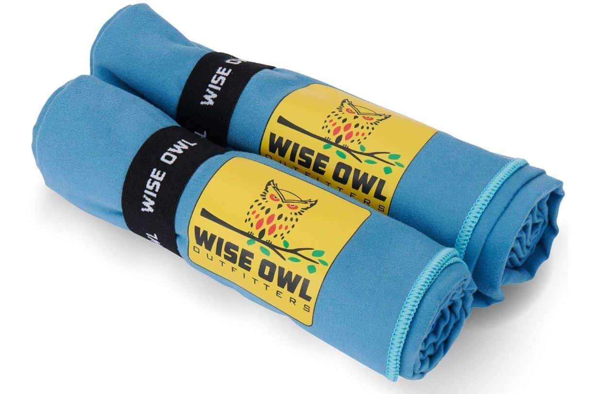 Wise Owl Outfitters Microfiber Camping Towel