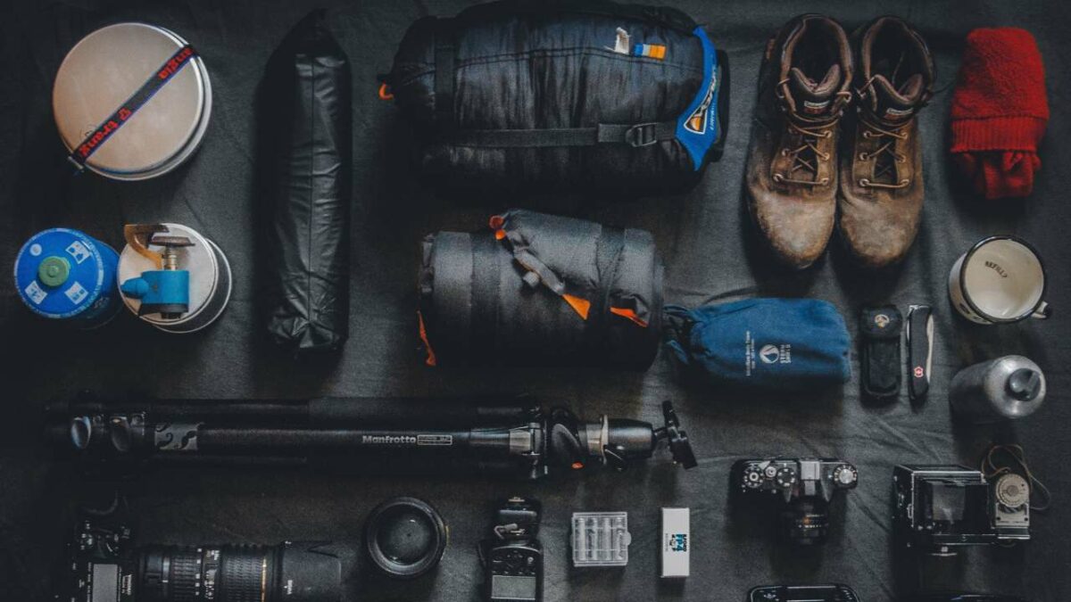 Gear for camping in the wild