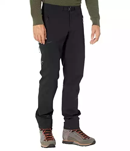 Arc'teryx Gamma AR Pant Men's | Midweight Softshell Pant for All-Round Use | Black, 34