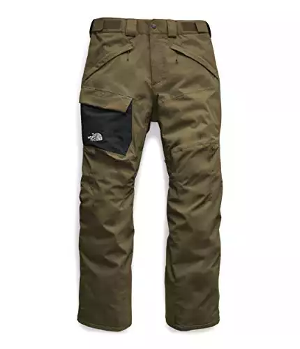 THE NORTH FACE Men's Freedom Snow Pant - Long, Military Olive, XX-Small Long