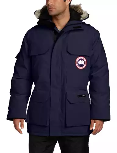Canada Goose Men's Expedition Parka, Navy, Large