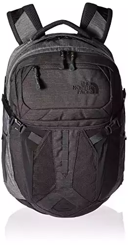 THE NORTH FACE Recon Backpack, TNF Dark Grey Heather/TNF Medium Grey Heather, One Size