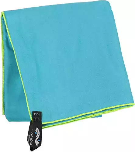 PackTowl Personal Quick Dry Microfiber Towel for Camping, Yoga, and Sports, Face - 10 x 14 Inch