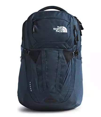 THE NORTH FACE Recon Laptop Backpack, Blue Wing Teal/TNF Black, One Size