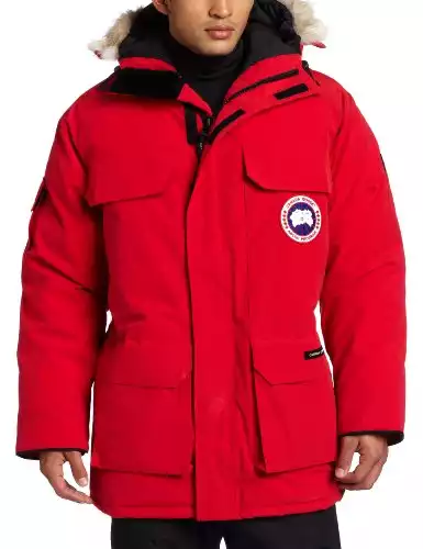 Canada Goose Men's Expedition Parka,Red,X-Large