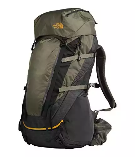 THE NORTH FACE Terra 65 L Backpacking Backpack, TNF Dark Grey Heather/New Taupe Green, L-1X 65 L