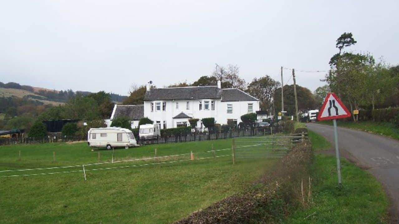 South Whittlieburn Farm as seen from the road