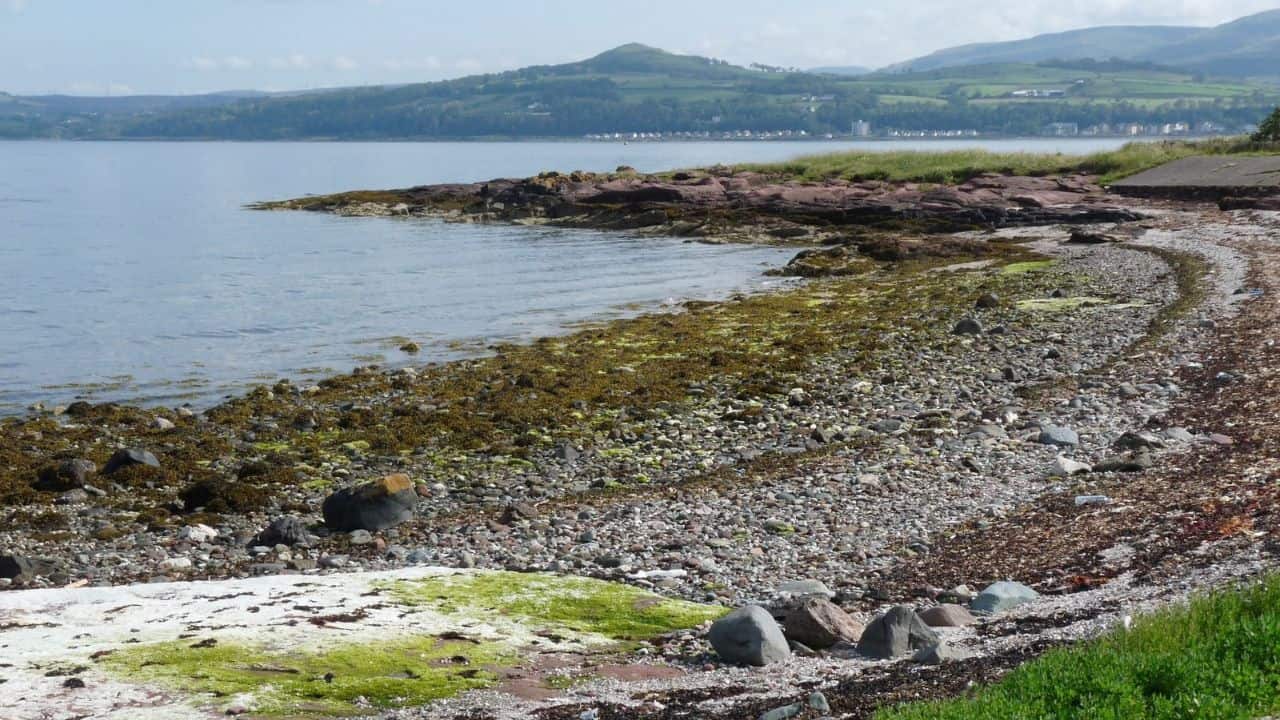 View of Firth of Clyde from the northern coast of Great Cumbrae